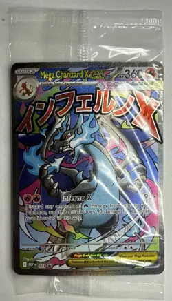 Mega Charizard X EX 023 UPC Promo Pokemon TCG Sealed Phantasmal Flames - Image 1