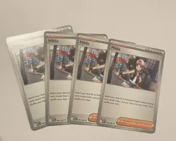 4 x Hilda - 084/086 - Trainer Playset - White Flare - English - Pokemon TCG [NM] - Image 1