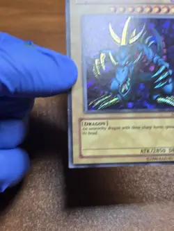 Yugioh: Tri-Horned Dragon - LOB-000 - Secret Rare - Unlimited - LP Holo Bleed - Image 5