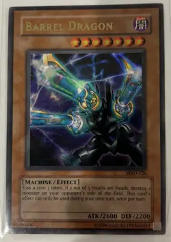 Yu-Gi-Oh! TCG Barrel Dragon Metal Raiders MRD-126 Unlimited Ultra Rare - Image 1