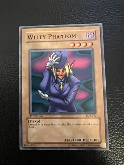 Yu-Gi-Oh! TCG Witty Phantom Legend of Blue Eyes LOB-072 1st Edition - Image 1