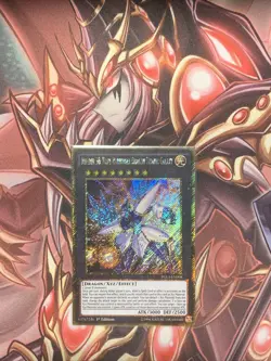 YuGiOh! Number 38: Hope Harbinger Dragon Titanic Galaxy PGL3-EN008 Gold Rare NM - Image 1