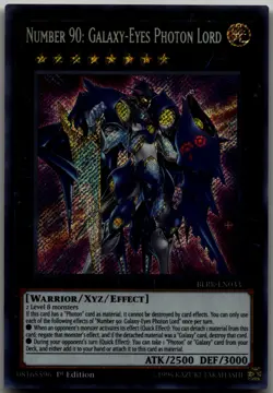 Number 90: Galaxy-Eyes Photon Lord Secret Rare Battles of Legend: Relentless Rev - Image 1