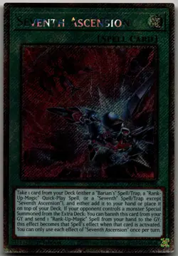Seventh Ascension (Platinum Secret Rare) Platinum Secret Rare Quarter Century St - Image 1
