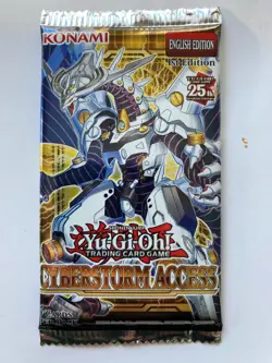 Yu-Gi-Oh Cyberstorm Access booster pack New/Factory Sealed - Image 1