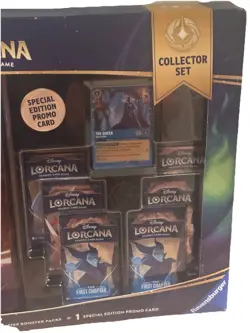 SEALED Disney Lorcana First Chapter Collector Set 6 Packs Portfolio Promo Costco - Image 3