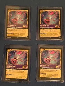 Disney Lorcana Whispers in the Well - Cheshire Cat #60/204 SR Non Foil (4) - Image 1