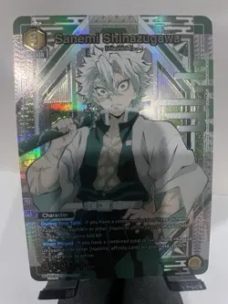 Union Arena Sanemi Shinazugawa Demon Slayer UA01NC/KMY-2-006 R* R☆ - Image 1