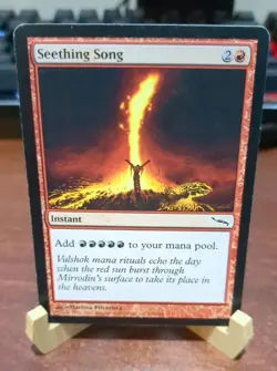 MTG: Seething Song #104, Vintage 2003 Mirrodin Chase Red Instant Common Card!! - Image 1