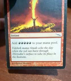 MTG: Seething Song #104, Vintage 2003 Mirrodin Chase Red Instant Common Card!! - Image 3