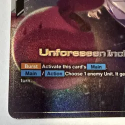 Gundam TCG ST01-014 C+ Command Unforeseen Incident Winner Prize Card Holo Foil - Image 5