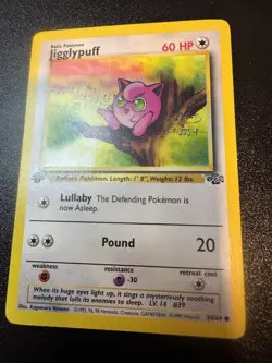 Jigglypuff 54/64 Jungle 1st Edition WOTC Pokemon Card - Near Mint NM - Image 2