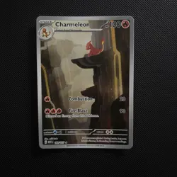 Pokemon TCG Charmeleon 169/165 English Scarlet Violet 151 Illustration Rare Card - Image 1