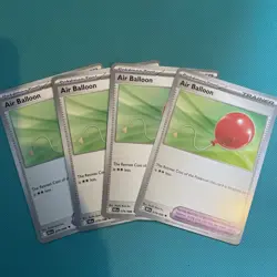 Pokemon TCG - Black Bolt - Air Balloon 079/086 ×4 - Trainer Card Playset - Image 1