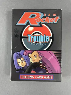 Pokemon Team Rocket Trouble Theme Deck BOX & Holo Card Only - Image 4