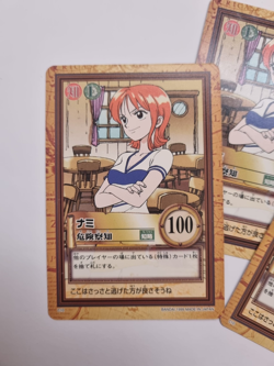 One Piece Carddass Hyper Battle Nami C10 1999 Rookie Japanese Vintage Card - Image 2