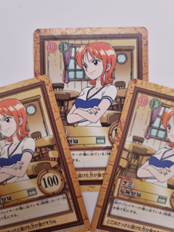 One Piece Carddass Hyper Battle Nami C10 1999 Rookie Japanese Vintage Card - Image 3