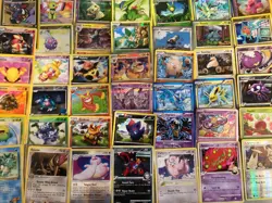 LOT OF 50 POKEMON CARDS - OLD SCHOOL TO NEW SCHOOL - HOLOS REVERSE RARE WOTC - Image 1