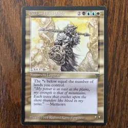 Magic The Gathering - Legends 1994 - DAKKON BLACKBLADE - english - Image 1