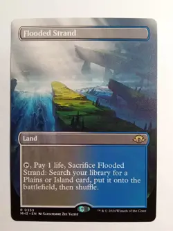Flooded Strand 353 BORDERLESS Modern Horizons 3 MTG - Image 1