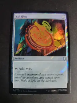 Sol Ring (Surge Foil) Uncommon MTG Ninja Turtles Commander - Image 1