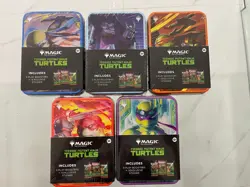 Magic The Gathering Teenage Mutant Ninja Turtles Tins Set Of 5 - Image 1