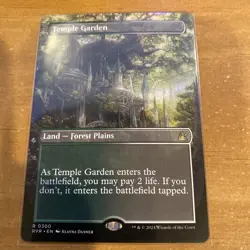 MTG Temple Garden (Borderless) Ravnica Remastered Regular NM/M - Image 1