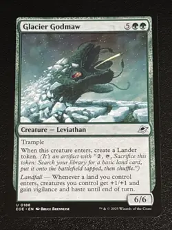 MTG Edge of Eternities Glacier Godmaw 0188 NM - Image 1