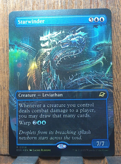 MTG🌊 Starwinder ( FOIL BORDERLESS )Edge of Eternities NEAR MINT💕❤ - Image 1