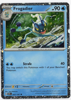 Frogadier 057/197 Obsidian Flames Cosmos Holo Pokemon Card - Image 1
