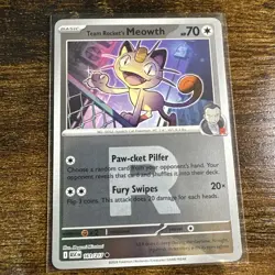 Team Rocket's Meowth 161/217 - Ascended Heroes Reverse Holo - Pokemon TCG NM - Image 1