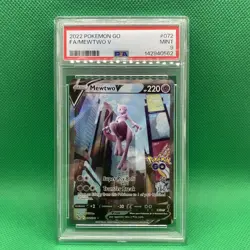 Pokemon Go Mewtwo V 072/078 PSA 9 - Image 1