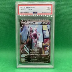 Pokemon Go Mewtwo V 072/078 PSA 9 - Image 2