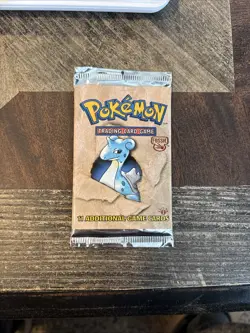 1st Edition Fossil Pokemon Booster Pack Lapras Factory Sealed 21.00 HEAVYU! 742818060714 - Image 2