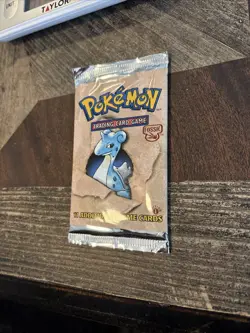 1st Edition Fossil Pokemon Booster Pack Lapras Factory Sealed 21.00 HEAVYU! 742818060714 - Image 3