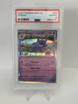 2023 POKEMON MEW EN-151 #094 GENGAR PSA 10 - Image 1
