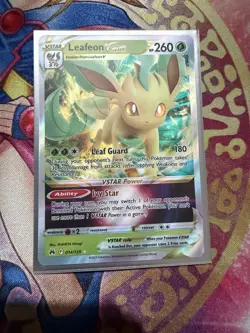 Pokemon TCG Leafeon VSTAR Sword & Shield - Crown Zenith #14 VSTAR/Rare Holo - Image 1