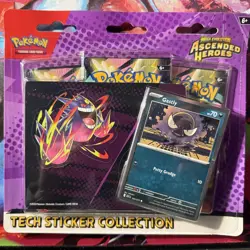 Pokemon TCG - Ascended Heroes - Tech Sticker Trading Collection - Ghastly - Image 1