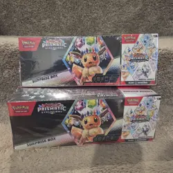Pokemon Prismatic Evolutions Surprise Box Booster Bundle - Image 1