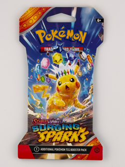 Pokemon TCG: S&V Surging Sparks Booster Bundle, 3-Pack Blister, & Sleeved Pack - Image 4