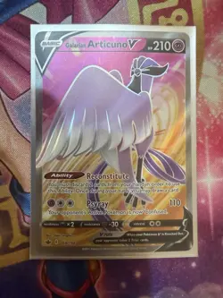 Galarian Articuno V Full Art 169/198 Chilling Reign Pokemon TCG NM - Image 1