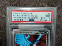 Pokemon TCG PSA 9 - Team Rocket Returns Rocket's Articuno EX #96 Holo 2004 - Image 4