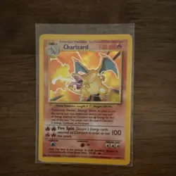 Pokemon Charizard Base Set (4/102) 1999 English TCG Vintage - Image 1