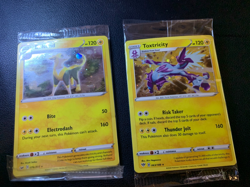 SEALED 💎 Boltund 076/202 & Toxtricity 063/189 Pokemon Cosmos Holo Rare Promo NM - Image 1