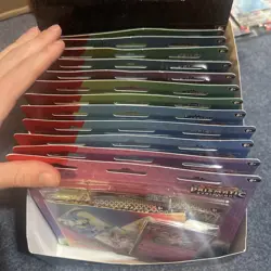 Pokemon TCG Prismatic Evolutions Tech Sticker Case of 12 - Image 2