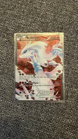 Pokemon Reshiram Full Art Ultra Rare Holo Legendary Treasures RC22/RC25 130 HP - Image 1