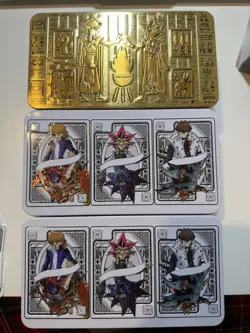 Yu-gi-oh 3 Empty Tins (150+ Bulk Cards, Common, Ultra Rare, Starlight Rare Etc.) - Image 1