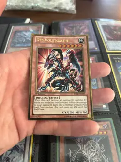 Yu-Gi-Oh Des Volstgalph #PGLD-EN061 Premium Gold Rare Premium Gold TCG CCG - Image 1
