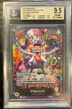 One Piece Vegapunk (OP07-097) (V.2) OP07 Alternate Art Englisch BGS 9.5 - Image 1