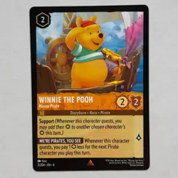 Winnie the Pooh 3/204 Disney Lorcana Azurite Sea Regular Rare Card NM - Image 1